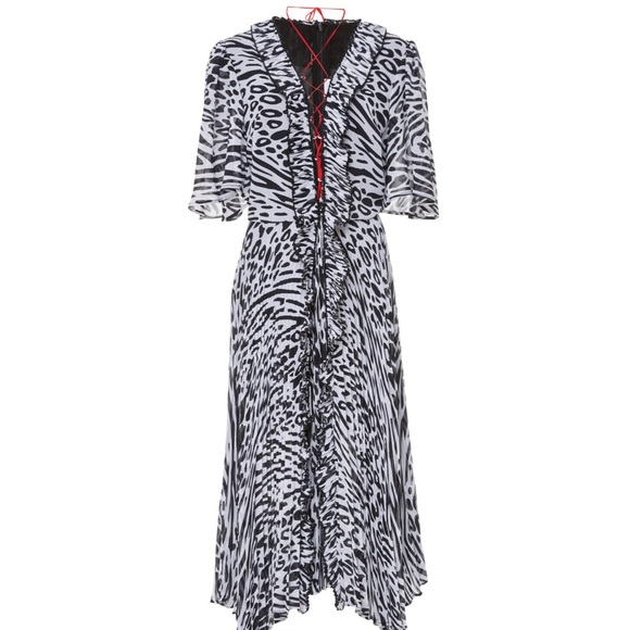 DELFI COLLECTIVE GWEN ZEBRA DRESS S - Picture 2 of 7